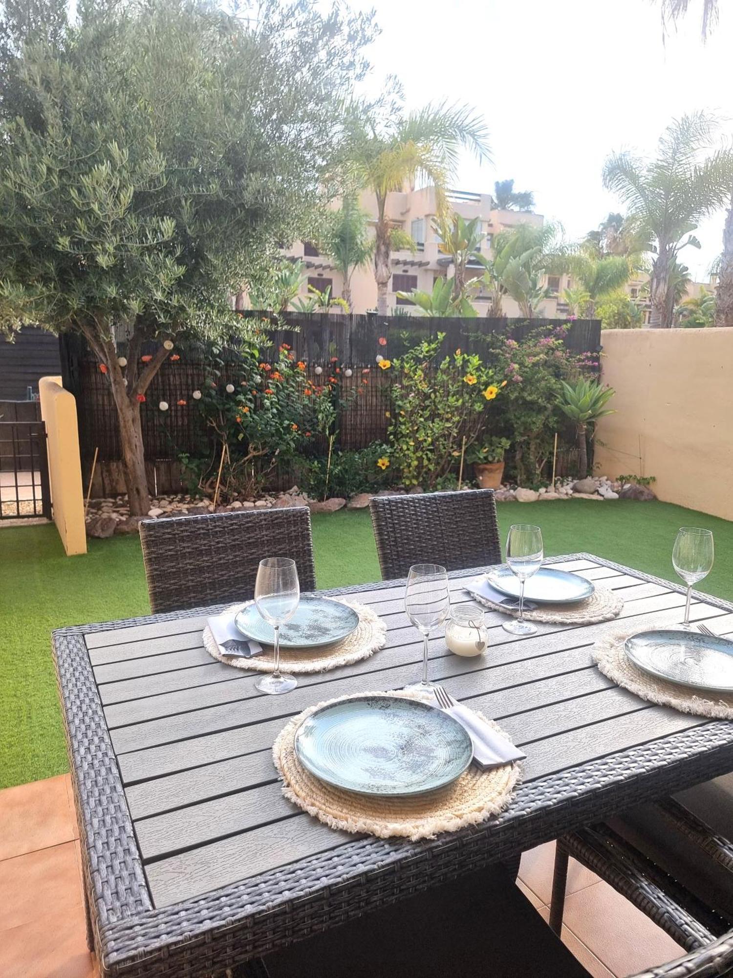 Bajo Con Una Terraza Espectacular Al Lado De La Playa Y Con Acceso Directo A La Piscina! Los Amarguillos Extérieur photo